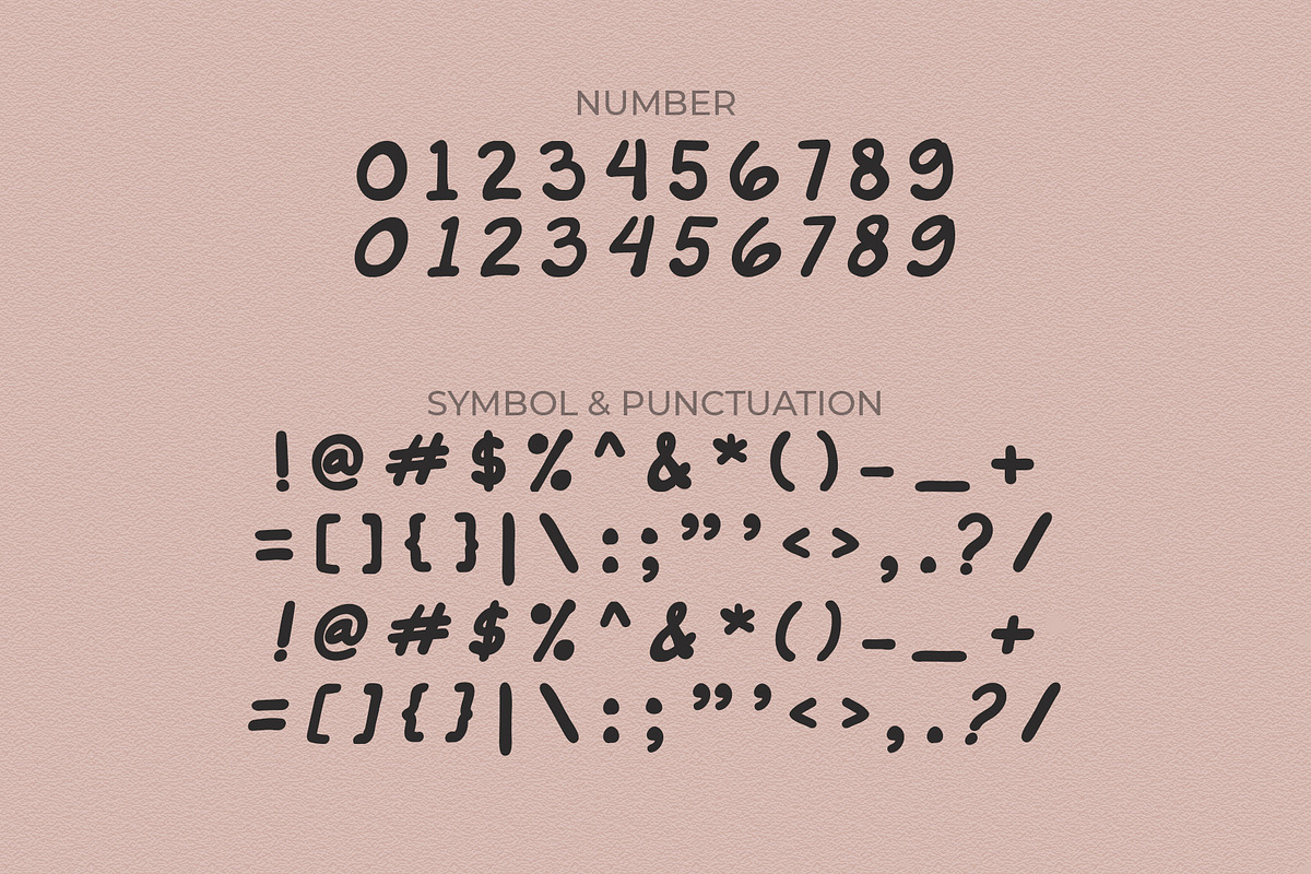 Bubu Notes - Cute Handwritten Font, a Handwritten Font by Mockmenot (Photo 4 of 6)