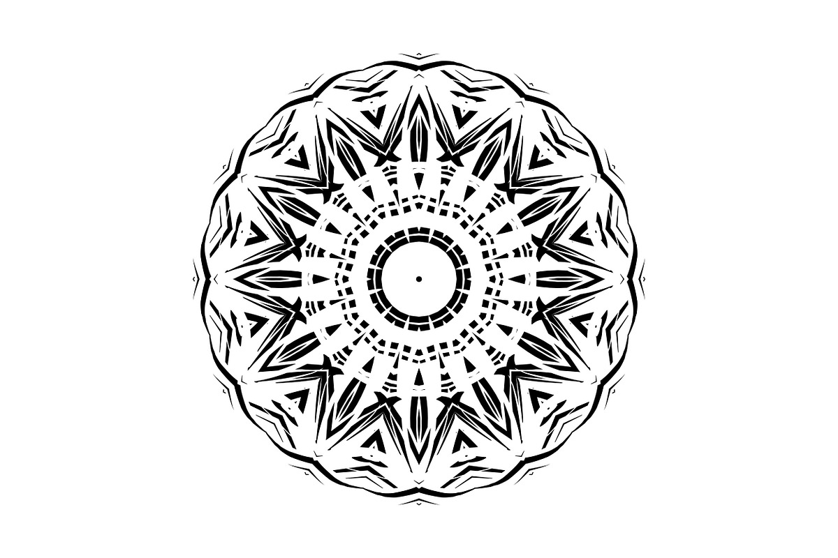 Elegant Mandala Line Art Collection, a Decorative Illustration by NJ Himel (Photo 13 of 101)