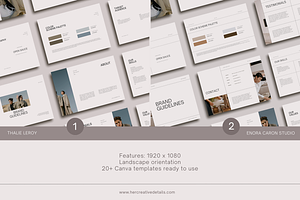 Brand Guidelines, Leroy - Canva