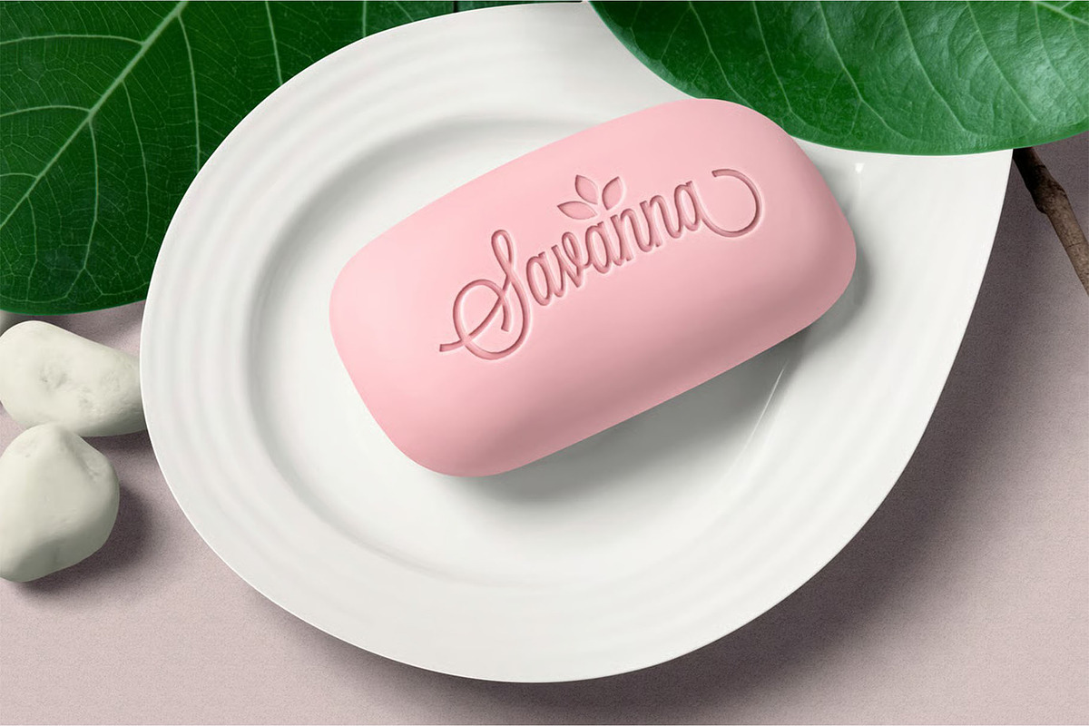 Soap Bar Engraved Logo Mockup, a Merchandise Mockup by megostudi0 (Photo 2 of 4)