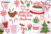Christmas Cane Christmas, an Illustration by PrettyBundles (Thumbnail 1 of 5)