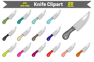 Knife Clipart Kitchen Item Clipart