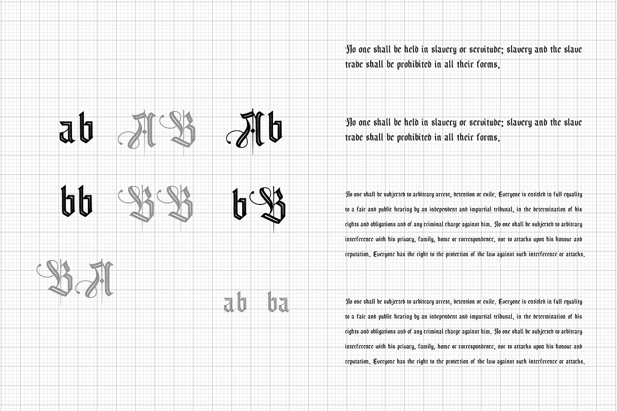Frakturshape Line, a Blackletter Font by cromatixclassroom (Photo 5 of 9)