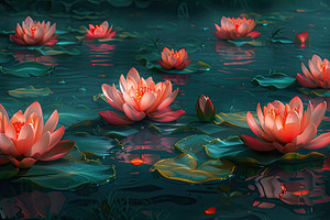 Design a mystical backdrop with a cl, a Photo by LOGOCREATIVE
