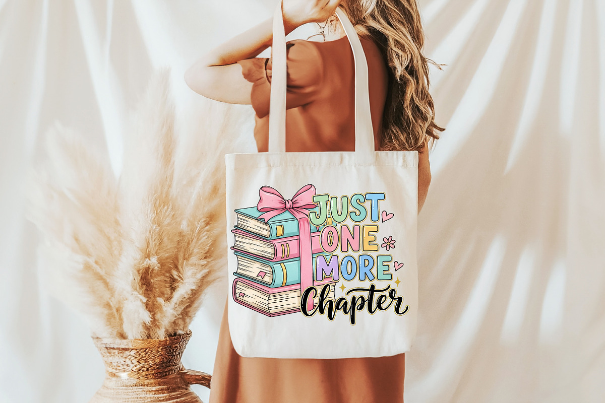 Just One More Chapter PNG Sublimatio, an Illustration by Libby Wishes (Photo 4 of 6)