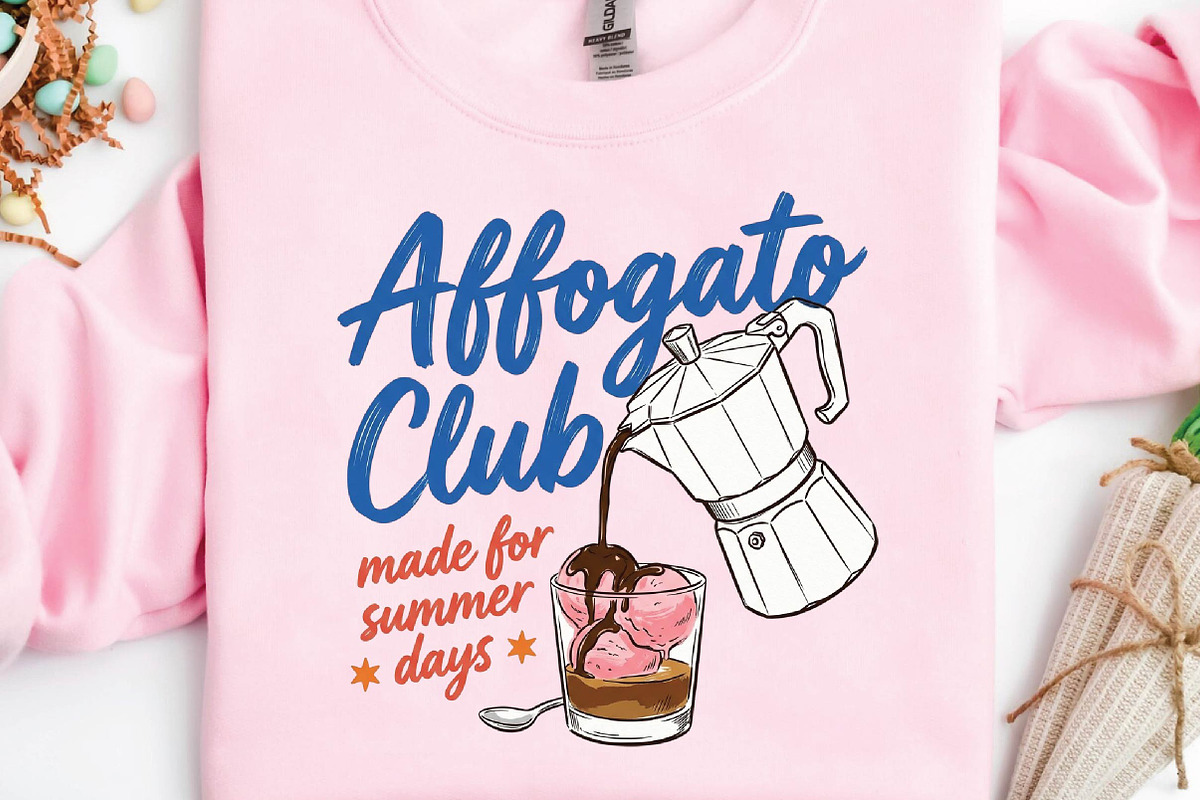 Summer Coffee Affogato Hand Drawn PN, an Illustration by DreamPrint404 (Photo 3 of 6)