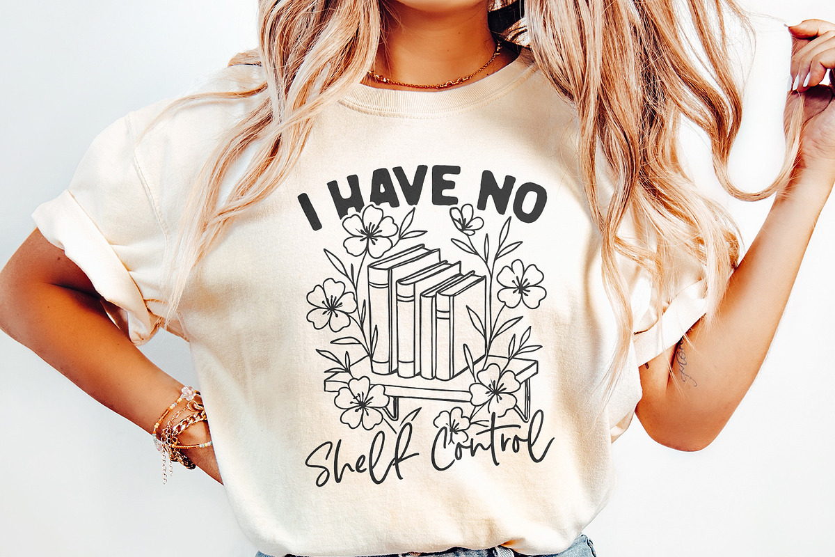 I Have No Shelf Control Book Lovers, an Illustration by SharpMarketplace (Photo 2 of 9)