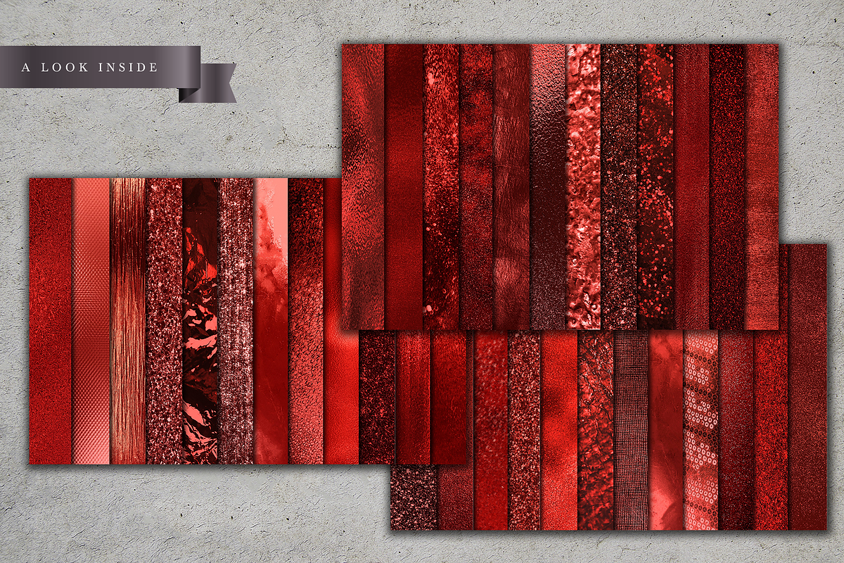 55 Valentine Red Glitter Textures, a Texture Graphic by Lola Store (Photo 2 of 10)