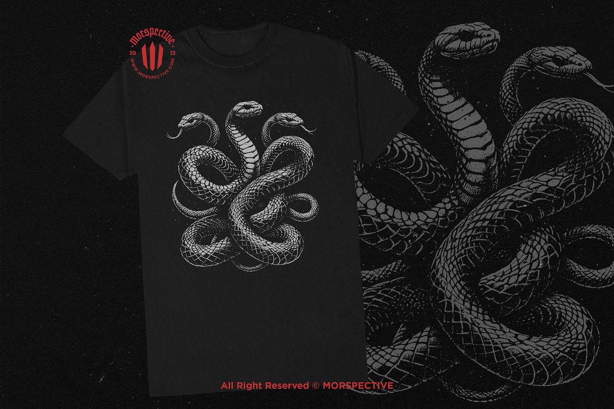 10 Bundle Dark Art Python Snake, an Illustration by Morspective (Photo 2 of 7)