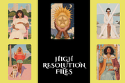 Melanin Magic Tarot Deck, an Advertising Mockup by Jakayla Digital Co (Thumbnail 4 of 9)