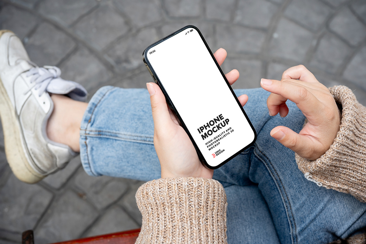 iPhone Mockup, an iPhone Mockup by UnicDesign (Photo 13 of 14)