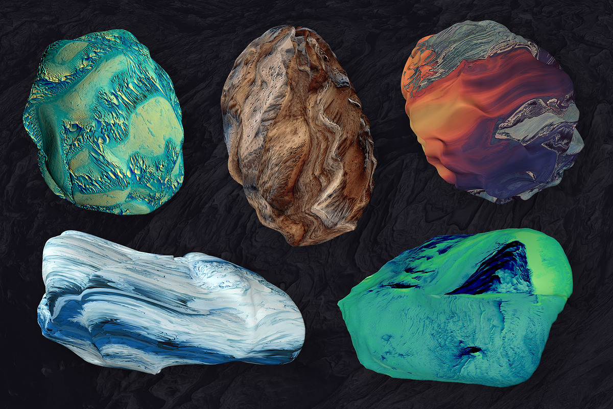 Dimension: 30 Abstract 3D Shapes, a Texture Graphic by Chroma Supply (Photo 11 of 13)
