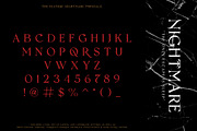 Nightmare Gothic, a Blackletter Font by Rvq Type Foundry (Thumbnail 5 of 7)