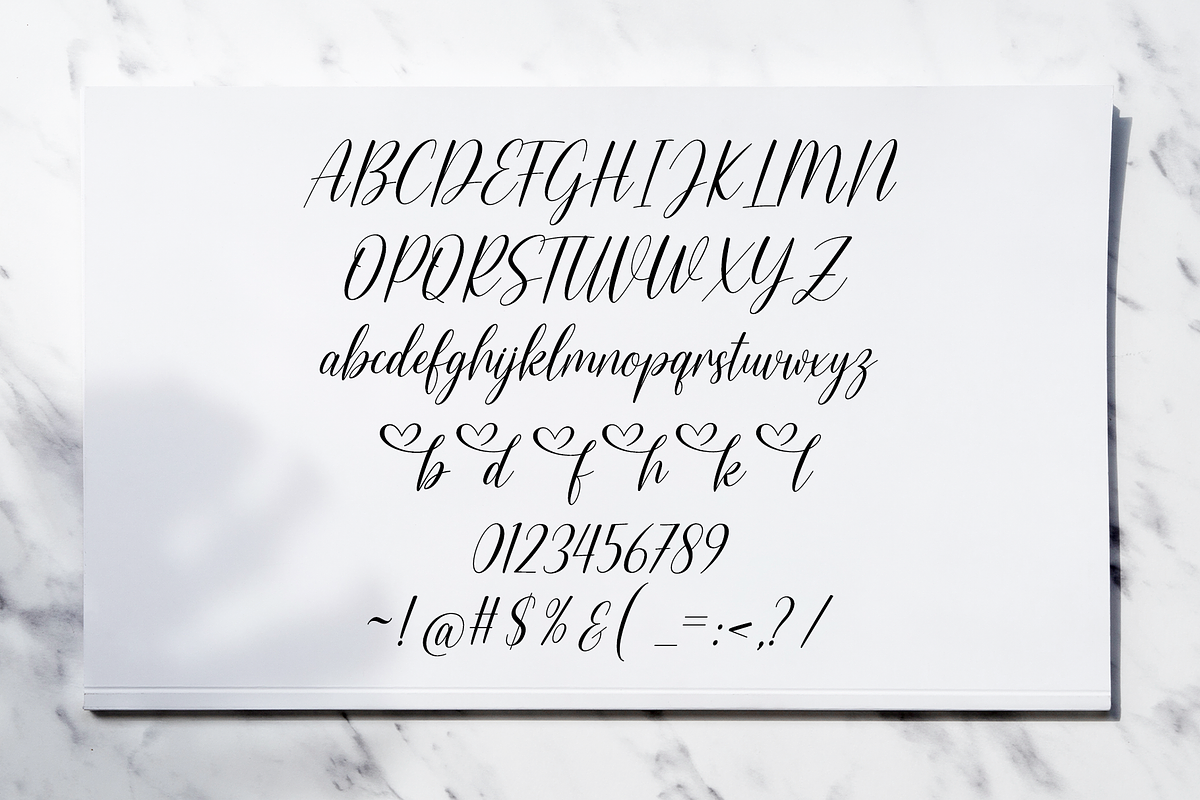 Sunshine - Beauty Handwritten Font, a Script Font by Artkenza (Photo 6 of 7)