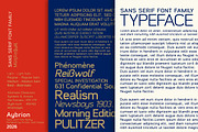 Aybrion - Sans Serif Font Family, a Sans Serif Font by Artistic & Unique (Thumbnail 14 of 15)
