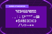 Metaporze - Futuristic Font, a Sans Serif Font by Dhabee (Thumbnail 7 of 9)