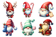 Christmas Gnome Sublimation Clipart, an Illustration by Daily.Designs (Thumbnail 3 of 5)