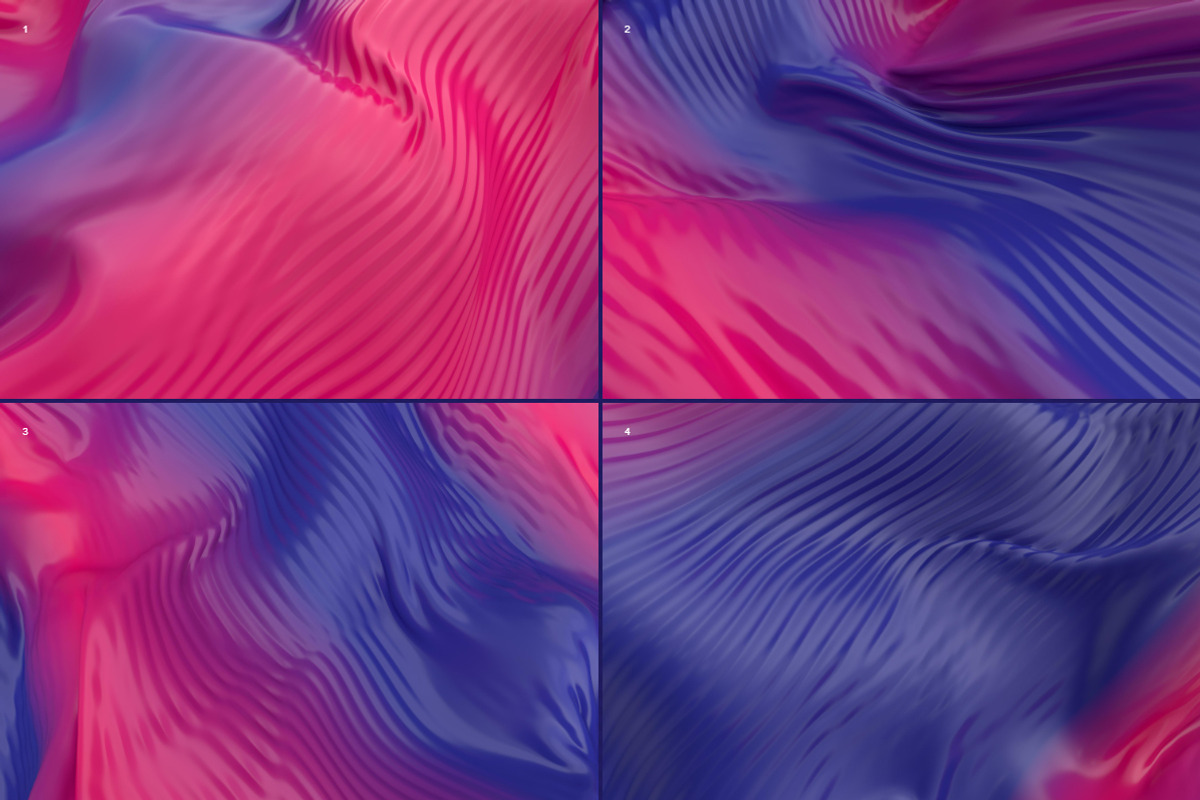 Abstract 3D Wavy Striped Backgrounds, a Wallpaper Graphic by BIBIART (Photo 7 of 11)