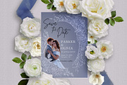 Rose Save the Date Template, an Invitation Template by Shwet Art (Thumbnail 1 of 7)