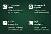 Christmas 3D Icon Pack, an Object 3D Model by Laimmilka (Thumbnail 2 of 4)
