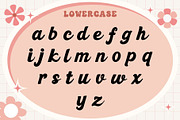 Peachy Belle - Retro Script Font, a Script Font by AnningArts (Thumbnail 7 of 8)