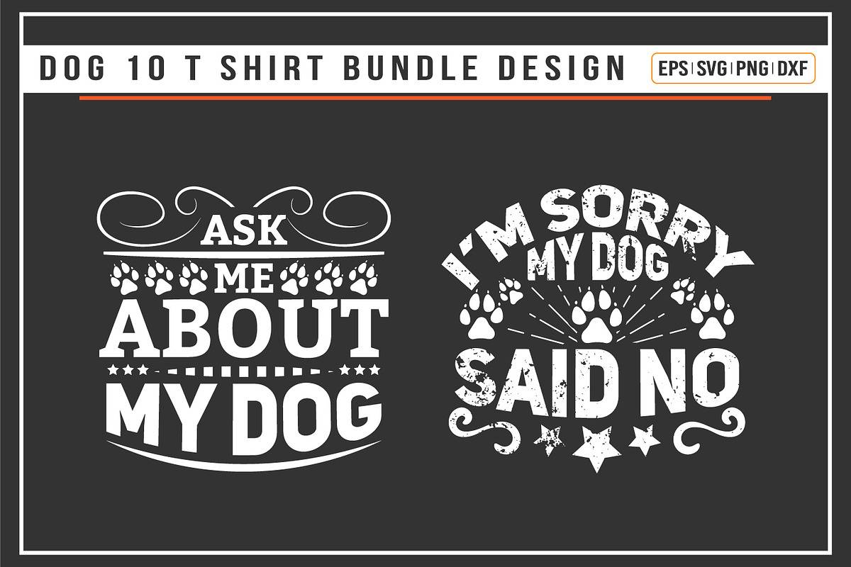 Dog qutoes t shirt design bundle, a Graphic by Uniquesvg99 (Photo 6 of 6)
