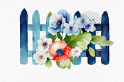 Fourth of July Watercolor Clipart, an Object Graphic by MyLittleMeow (Thumbnail 7 of 7)
