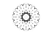 Ornamental Black White Mandala Pack, a Decorative Illustration by NJ Himel (Thumbnail 30 of 103)