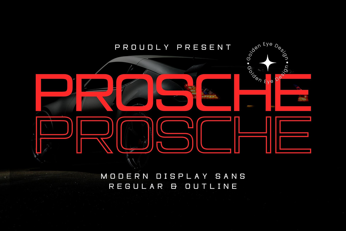 Prosche - Modern Sans Serif, a Sans Serif Font by Almeera Std (Photo 1 of 10)