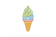 Prompt Whimsical Ice Cream Clipart, a Decorative Illustration by Creative design (Thumbnail 4 of 7)