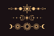 Magic, esoteric lines, borders set, an Illustration by Good Studio (Thumbnail 4 of 8)
