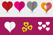 Colorful Flat Hearts (Icons), an Icon by SUBCUTANEO STORE (Thumbnail 3 of 3)