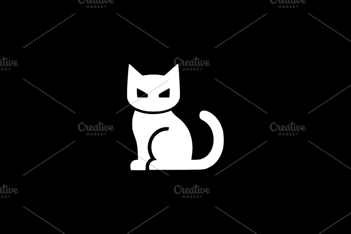 Black Cat Silhouette, an Animal Illustration by Vectorium Studio (Photo 2 of 4)