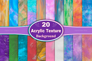 Modern Abstract Acrylic Textures, a Texture Graphic by Digital Studio