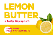Lemon Butter Display Font, a Sans Serif Font by True North Creative (Thumbnail 1 of 4)