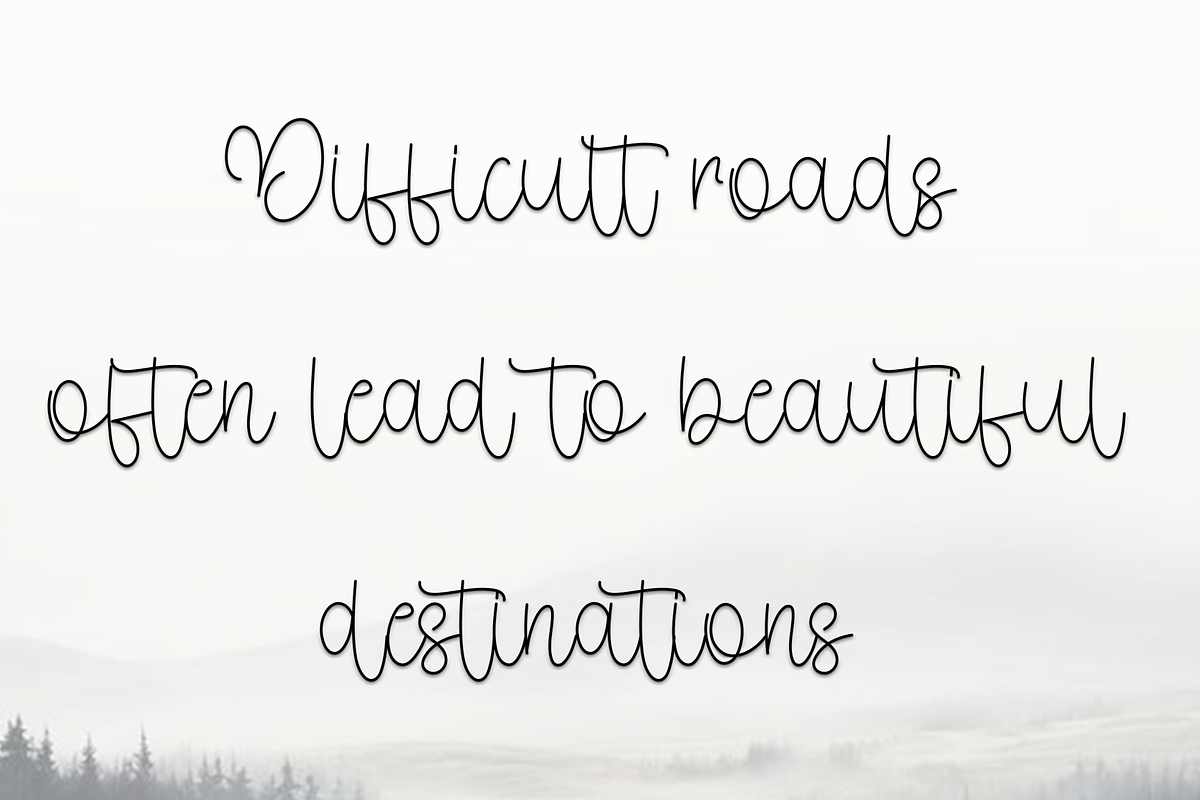 Alignment, a Handwritten Font by FreshTypeINK (Photo 5 of 7)