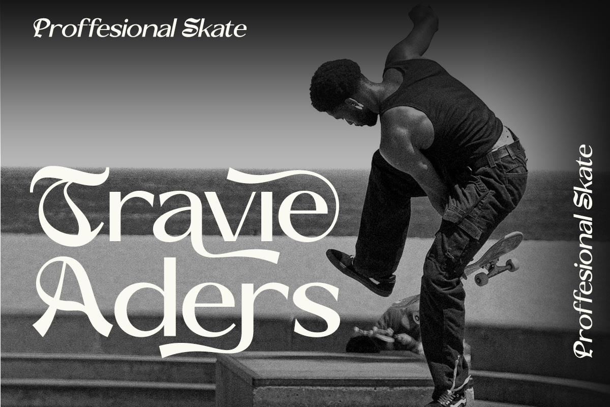 Reilyc Elegant - Blackletter Sans, a Blackletter Font by RagamKata (Photo 4 of 10)