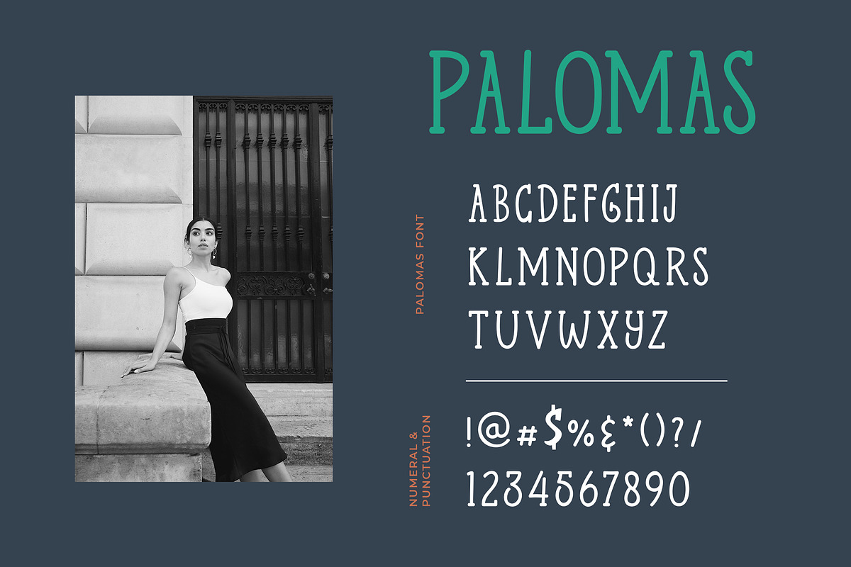 Palomas Casual Serif Font preview 3