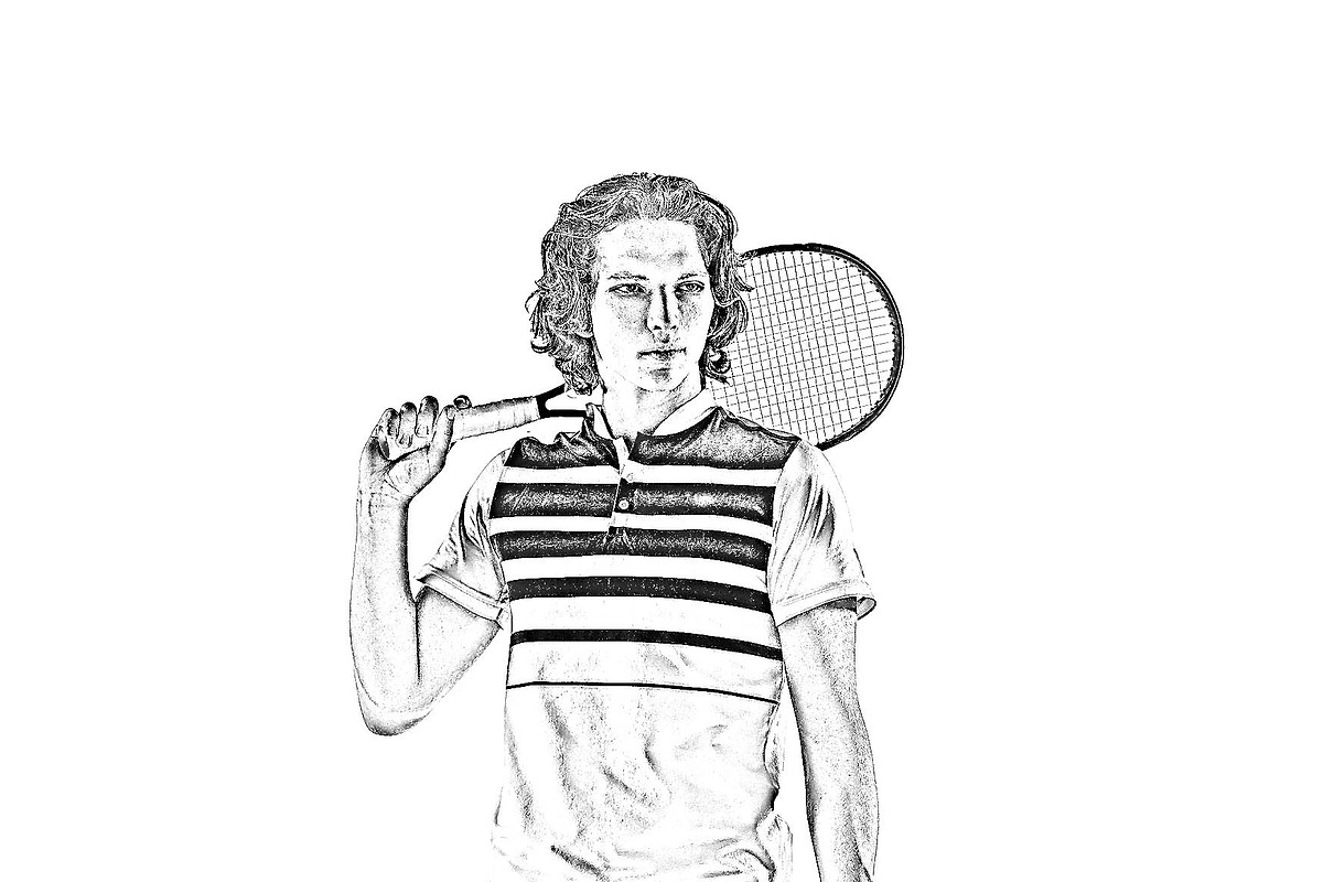Pencil Line Art Photoshop Action, an Action Add-On by Photoshop Action (Photo 7 of 11)