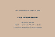 Artistic Watercolor Textures, a Background Graphic by Chus Moreno Studio (Thumbnail 7 of 7)