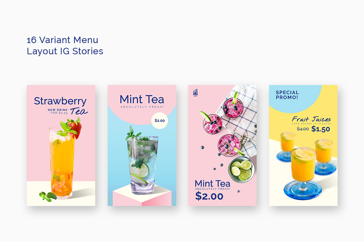 Organic Beverages Instagram Stories, a Social Media Template by Louds Studio (Photo 6 of 7)