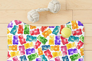 Watercolor Gummy Bear Clipart, a Food Illustration by Old Grove Designs (Thumbnail 4 of 6)