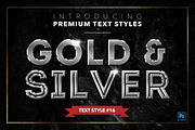 Gold & Silver #6 - 20 Text Styles, a Layer Style Add-On by Jonas Stensgaard (Thumbnail 17 of 23)