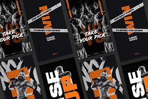 Boxing Instagram Templates