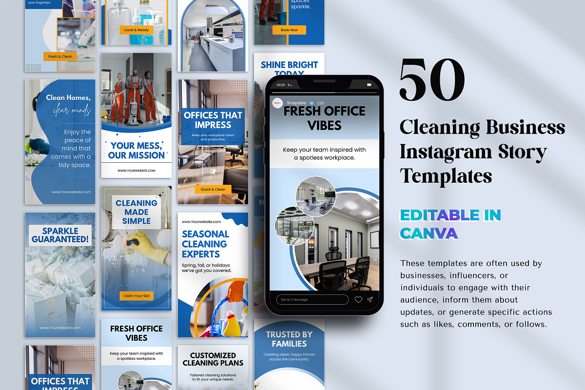 Cleaning Business Instagram Story, a Social Media Template by Snapybiz (Photo 5 of 10)