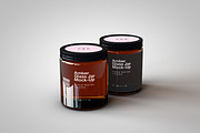 Amber Glass Jar Mock-Up, a Household Mockup by TSOBG (Thumbnail 13 of 16)