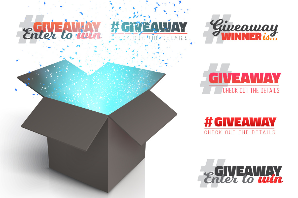 Giveaway Competition Vector Template, a Templates & Theme by RaZZeRs (Photo 4 of 4)