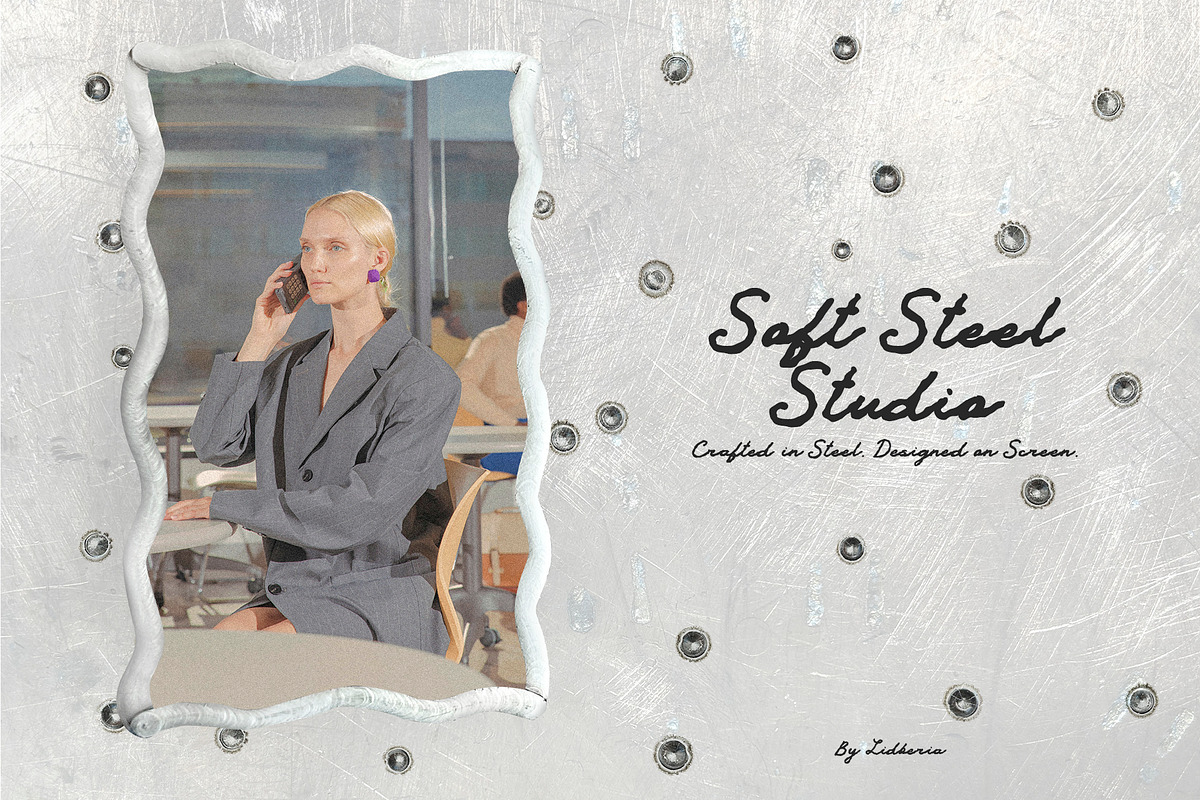 Soft Steel Studio Collage Silver Kit, an Object Graphic by Lidberia (Photo 5 of 14)