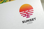 Sunset Logo Template, a Branding & Logo Template by Traint (Thumbnail 1 of 4)