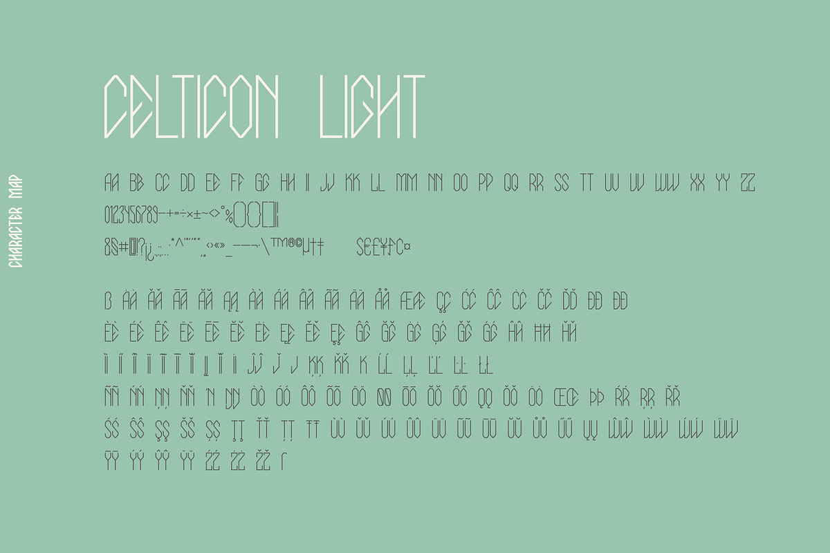 Celticon Font Family, a Blackletter Font by Sentavio (Photo 5 of 7)